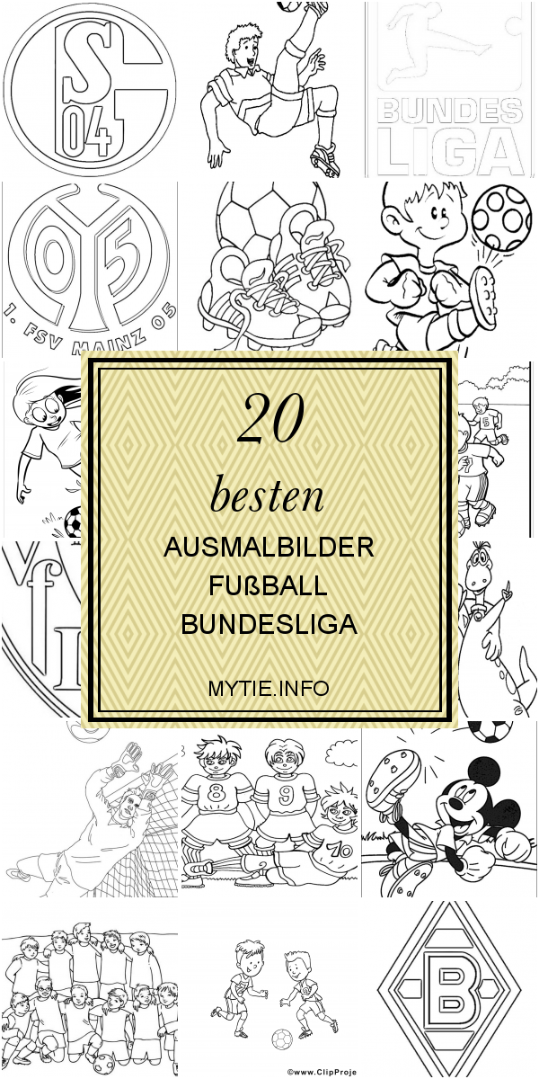 20 Besten Ausmalbilder Fußball Bundesliga